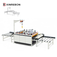 Machine de plastification automatique pour panneaux MDF, machine de plastification à plat pour panneaux de bois, film PVC, pour meubles en panneaux, agglomérés et contreplaqués