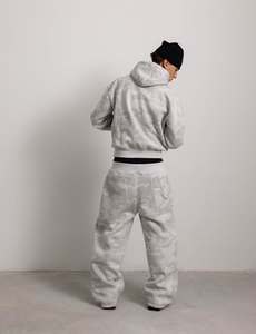 Tute Sportive Personalizzate in Cotone Pesante con Stampa Mimetica, Set Unisex <span class=keywords><strong>di</strong></span> 2 Pezzi con Felpa e Pantaloni, Produttore <span class=keywords><strong>di</strong></span> Completi Camouflage - Product Image 4