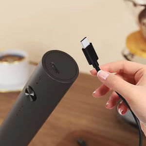 2024 nouveau support électrique Rechargeable 4-en-1 écologique stocké automatique Cappuccino crème <span class=keywords><strong>mousse</strong></span> mousseur à lait en acier inoxydable - Product Image 6