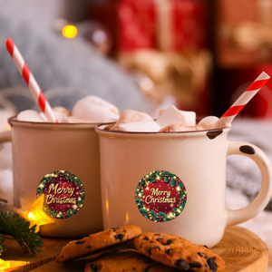Etiquetas Adhesivas Navideñas Personalizadas ODM/OEM, Etiquetas Adhesivas de Muñeco de Nieve de Dibujos Animados, Etiquetas Adhesivas de Sellado Navideñas - Product Image 5