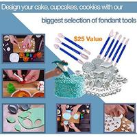 Wil Ton Ama Zon Venta caliente 220 PCS Kit completo de decoración de pasteles Suministros para hornear Herramientas de decoración de pasteles de panadería