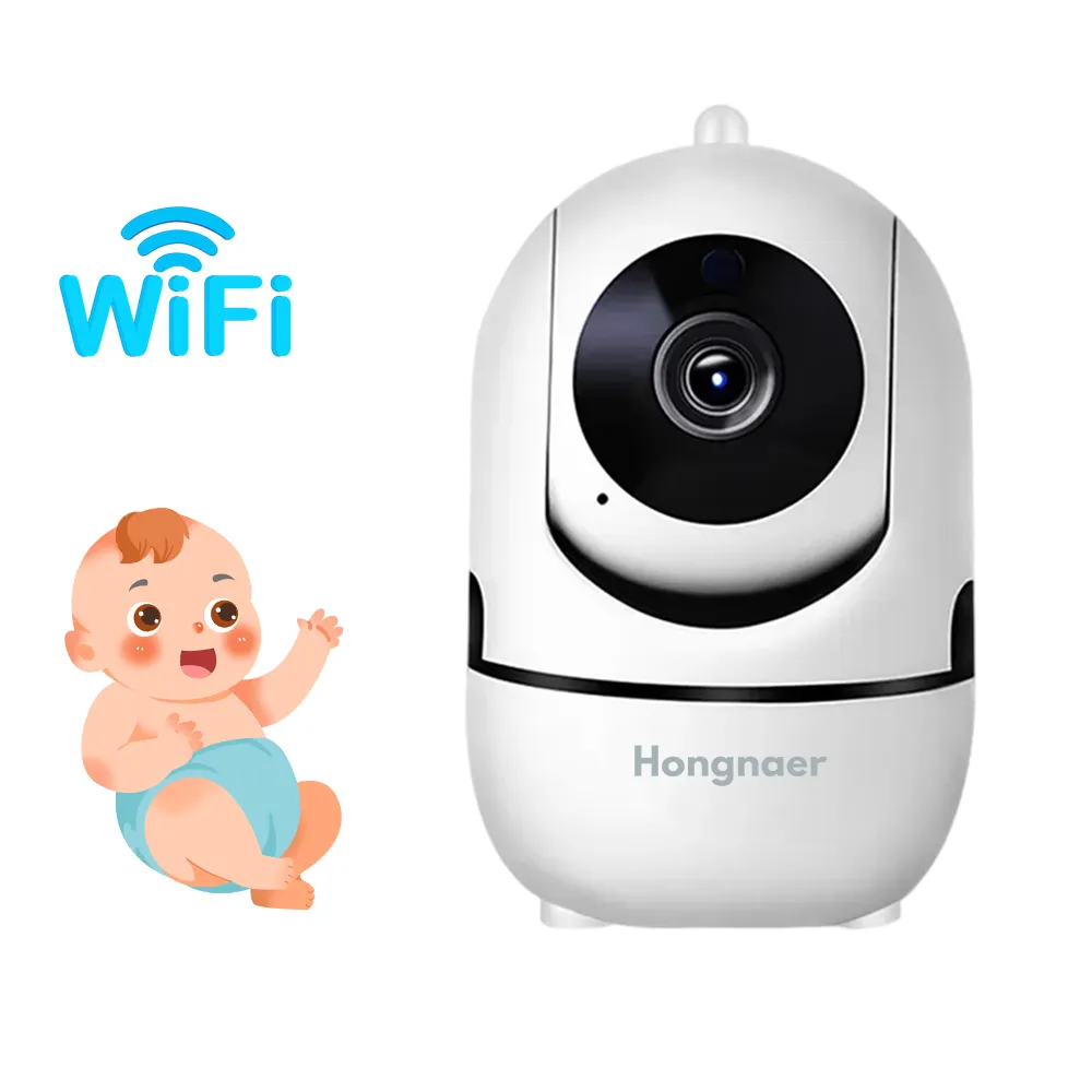 Hongnaer Top Selling 1080P CCTV Wireless Wifi Baby Camera Monitor Auto Tracking Home Security PTZ IP P2P Camera