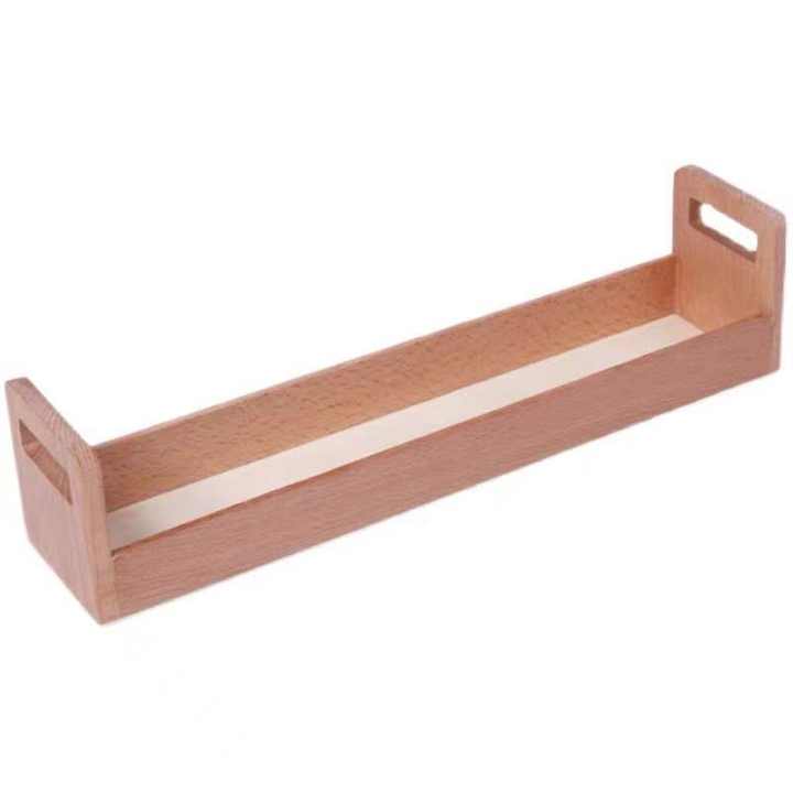 Montessori Teaching Aids Wooden Tray Storage Box Children's Toys