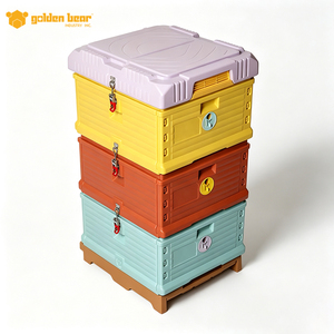 Colmena de Abejas de Plástico HDPE de 3 Niveles Golden Bear, Nueva, con 2 Años de Garantía, para Apicultura - Product Image 3