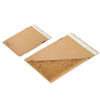Enveloppe en papier Kraft en nid d'abeille/enveloppe à bulles écologique biodégradable 80Gsm pochette d'expédition résistante aux chocs pour
