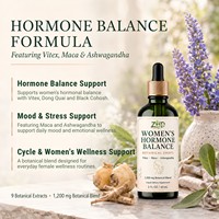 Gouttes de bien-être pour femmes OEM ODM |   Mélange botanique de 1200 mg Vitex Maca Ashwagandha |   Certifié GMP 60 mL |   Échantillonnage rapide