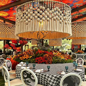 Nueva Lámpara Colgante de Macramé Hecha a Mano de Estilo Nórdico, Decoración de Interiores, Pantalla de Lámpara de Algodón, Decoración Colgante para Hotel, <span class=keywords><strong>Restaurante</strong></span> - Product Image 6