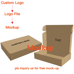2k+ Sizes Stock Mailer <strong>Box</strong> Custom Shipping Boxes with Logo Low MOQ 100pcs Kraft Corrugated <strong>Paper</strong> <strong>Packaging</strong> <strong>Box</strong> Free Design - Product Image 3
