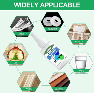 透明接着剤 スーパーグルー 汚れなし スーパーグルー ブラシ付き 瞬間接着剤 永久接着剤 汚れなし 速乾性接着剤 プラスチック・金属用 - Product Image 4