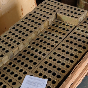 Plaque d'ancrage précontrainte Bloc d'ancrage plat de tension de poste Manchons en béton précontraint de 12.7mm Tête d'ancrage plate et coin - Product Image 4