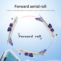 2,4G RTF Control remoto juguetes voladores Boeing 747 Airbus A380 simulación ala fija espuma planeador modelo de avión baterías