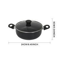 Nouveau pot à soupe de qualité supérieure de grande capacité en aluminium durable anti-adhésif avec double oreilles