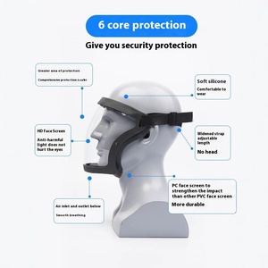 Protection faciale complète anti-buée pour PC, écran de protection transparent avec indice de protection ATPV 10,8 cal/sqcm - Product Image 2