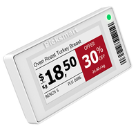 NUEVA Etiqueta Electrónica de Precio ESL de 2.1 Pulgadas para Tiendas Minoristas, ESL BLE en Sistema EAS, Etiqueta Electrónica para Estantes