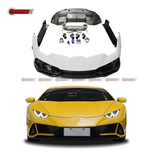 ชุดแต่งตัวถังกึ่งคาร์บอนไฟเบอร์สไตล์ EVO สำหรับ Lamborghini Huracan LP580 LP610 แพ็คเกจแอโรไฮบริด FRP คาร์บอนเต็มรูปแบบ - Product Image 1