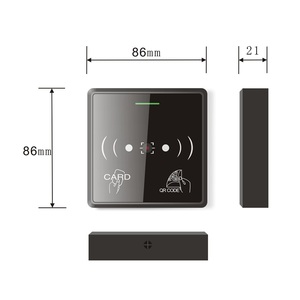 Lector de Tarjetas de Control de Acceso con Código QR Dinámico OSDP Weigand 26/34 NFC Smart ID, Material ABS, Ángulo de Lectura de 360°, SDK Gratuito - Product Image 6
