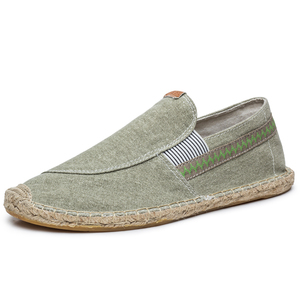 Wholesale OEM Fashion Casual Canvas Shoes Sneakers Slip on Hemp <strong>Espadrilles</strong> <strong>for</strong> <strong>Men</strong> - Product Image 1