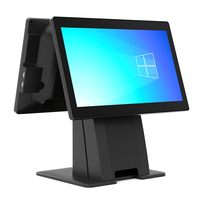 Nueva pantalla táctil única desarrollada, computadoras todo en uno, máquina pos sin conexión, terminal POS Windows/Android con impresora