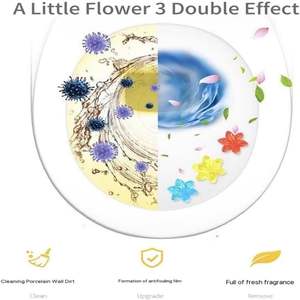 Flores Aromáticas para Inodoro, 12 Unidades, Gel Desodorante y Limpiador para Inodoro, Ambientador - Product Image 5