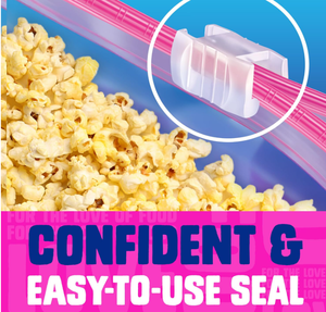 Sacs à fermeture éclair pour sandwichs et sandwichs XL, à ouverture facile, avec zone d'écriture, rectangulaires (50 sacs de chaque taille) - Product Image 3