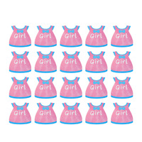 Cartes de vote pour la révélation du sexe (garçon/fille), accessoires de jeu de devinettes pour le sexe du bébé, fournitures de jeu pour fête prénatale, célébration du nouveau-né