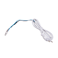 Kabel Listrik Kipas Angin Tembaga PVC Hitam Sheng SH-21 2.5A 1.5m 2 Pin Plug Ujung Setengah Terbuka Sesuai SNI IP20 Laris Terjual