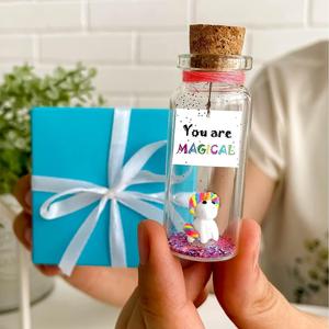 UD2 minuscolo messaggio magico in bottiglia barattolo di vetro ispiratore Idea regalo unico classico regalo di ispirazione per lui le sue donne uomini - Product Image 2