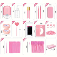 Nouveau Kit d'Outils et d'Accessoires pour Cils pour Débutants - Kit de Formation et de Pratique pour Techniciens en Extensions de Cils - Votre Logo