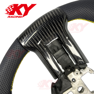 Volant sport en fibre de carbone pour Ford Mustang GT GT350 GT500 Shelby Cobra RTR GTS 2005-2014 - Product Image 3