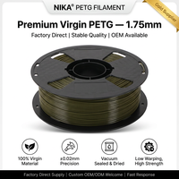Filamen PETG Kelas Industri 1.75mm Terkontrol Kelembapan Gulungan Plastik Printer 3D Ketangguhan Tinggi untuk Pencetakan FDM Pemasok OEM