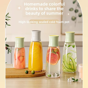 Wholesale Practical Food Grade Cold Water Bottle Empty Large Capacity Glass <b>Wine</b> Sealed Storage <b>Container</b> for Home - Product Image 3