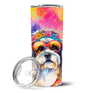 Gobelet isotherme fin en acier inoxydable Shih Tzu Hippie Dawg - Product Image 2
