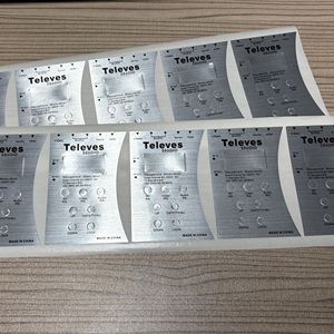 Custom waterproof <b>printed</b> labels for electronic devices; high-quality product labels at factory prices with fast delivery. - Product Image 1