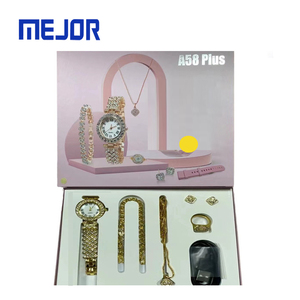 นาฬิกาอัจฉริยะแหวนทองชุดของขวัญ A59สร้อยข้อมือนาฬิกา2เรือนเหมาะกับ A58และสมาร์ทวอทช์ผู้หญิง - Product Image 4