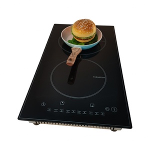 Table de cuisson à induction encastrable 2 brûleurs, plaque de cuisson électrique à induction tactile 220V - Product Image 5