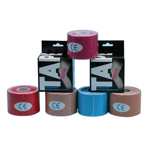 High Quality Waterproof Kinesiology Sports Tape Printed 5m Precut KTape Kinesiology Tape For Athletes