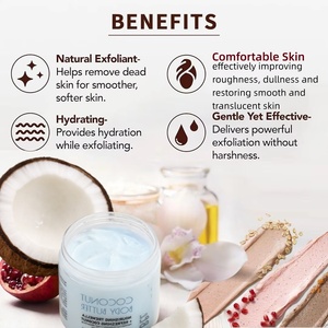Crème Corporelle Hydratante Bio Coco Vanille 200mL Douceur et Lissage Toute la Journée Faible MOQ Prêt à Expédier - Product Image 5