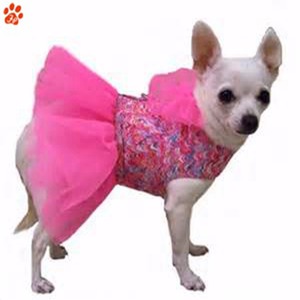 Perro de mascota ropa de talla fiesta cachorro perro vestido - Product Image 6