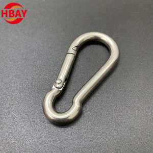 Sản Xuất Mạ Kẽm M4-M12 Mùa Xuân Snap Móc Con Chó Dây Xích Mùa Xuân Móc Bạc Nhỏ Kim Loại Móc - Product Image 1