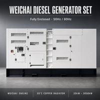 Générateur diesel Weichai 100 kW 125 kVA, série Weichai, groupe électrogène diesel à capot ouvert ou silencieux