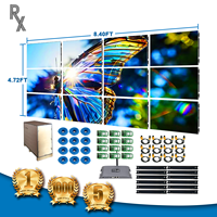 Écran LED couleur intérieur clé en main RX P1.25/P2.5, panneau mural vidéo SMD avec garantie de 5 ans, HDR10+ P3, gamme de couleurs 99%