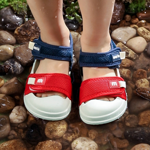 قباقيب أطفال أحذية حدائق للأولاد والبنات صنادل سباحة للشاطئ أحذية مائية خفيفة الوزن منزلقة (طفل صغير/أطفال صغار) - Product Image 3