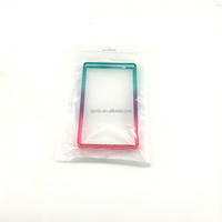 Étui transparent minimaliste en TPU anti-RFID pour cartes et documents, compatible avec les slabs de gradation P/S/A/BGS/SGC, design arc-en-ciel scintillant, ajustement universel et tendance
