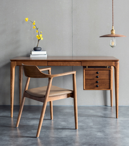 <span class=keywords><strong>Chaise</strong></span> de salle à manger <span class=keywords><strong>en</strong></span> bois massif au <span class=keywords><strong>design</strong></span> moderne, revêtement <span class=keywords><strong>en</strong></span> cuir, durable, style Hiroshima japonais, pour café, <span class=keywords><strong>en</strong></span> <span class=keywords><strong>noyer</strong></span> et frêne - Product Image 4