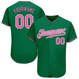 Camiseta de béisbol de moda de alta calidad personalizada para <span class=keywords><strong>hombre</strong></span>, camiseta de béisbol con botones deportivos uniformes estampados, camiseta de béisbol - Product Image 3