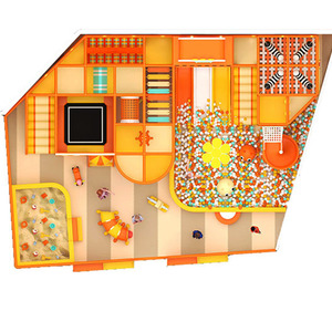 Suministro de Fábrica: Equipo Comercial de Juegos Infantiles para Interiores, con Gran Piscina de Bolas y Estructuras de Escalada para Centros Comunitarios - Product Image 4