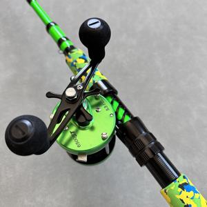 Carrete de Pesca de Tambor para Baitcasting y Trolling para Bagre en Agua Dulce y Salada, Mano Izquierda/Derecha, 4.2:1 5.<span class=keywords><strong>3</strong></span>:1, Arrastre Máximo de 15 kg - Product Image 2