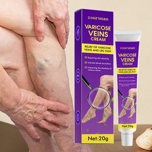 Crème Zourunan pour Varices – Pommade Confort pour l'Apparence des <span class=keywords><strong>Jambes</strong></span> 20g Tube Violet – Soin Externe Herbal Quotidien pour le Soutien des <span class=keywords><strong>Jambes</strong></span> – Vente en Gros - Product Image 2