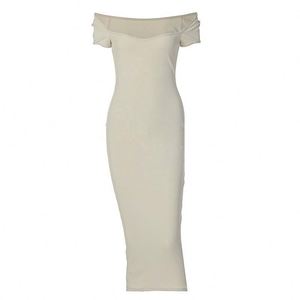 Nouvelle Collection Printemps-Été 2026 : Robe Décontractée Simple en Maille Unie pour Femme - Product Image 6
