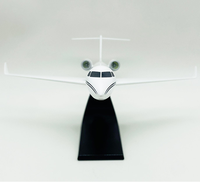 Collection Simulation G550 Business Jet Résine Modèle Avion Gulfstream Avion d'affaires pour Décor De Bureau